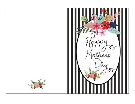 mother's day card template free